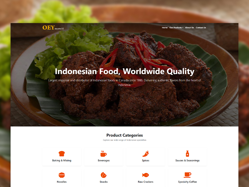 Oey Trading Website